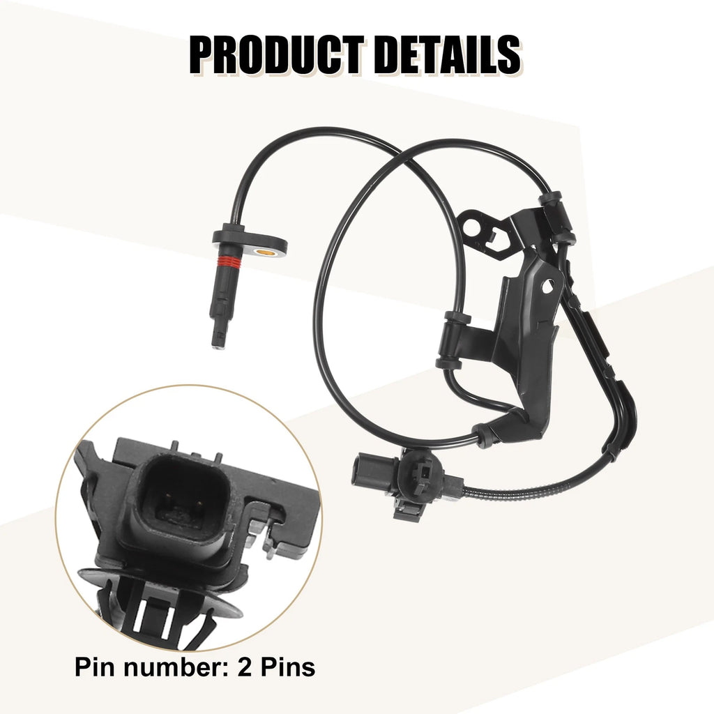 2pcs ABS Sensor for Honda Pilot (2003–2008) No. 57455STXA01/57450STXA01