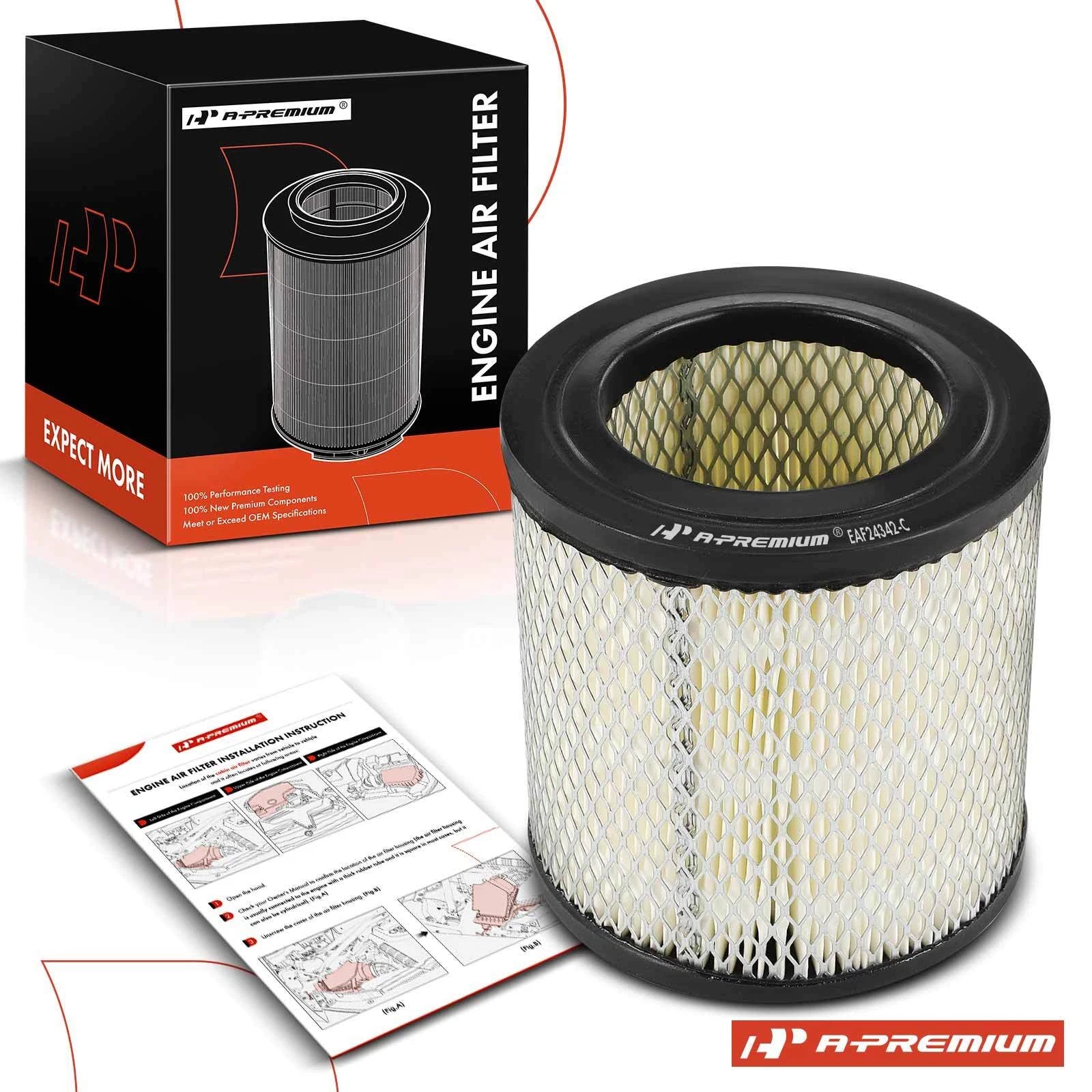 Engine Air Filter for Chevrolet Camaro & Buick Regal/Century (1990–1993)