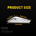 Side Fender Trim Finisher 51117338569 for BMW X3 F25 X4 F26 (2015–2017)