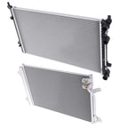 Aluminum Cooling Radiator & AC Condenser for VW Jetta 2.0L 2.5L (2011–2015) 8013215