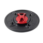 CNC Red Gas Fuel Tank Cap Cover for DUCATI Panigale V4/S/R (2018-2021)