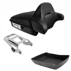 Matte Chopped Trunk Backrest Mount for Harley Touring (2009–2013)