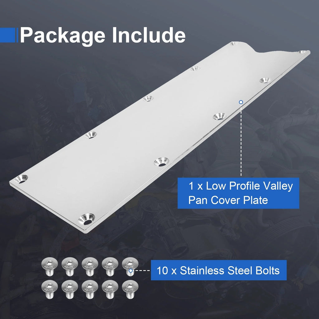 Billet Valley Pan Cover Plate for LS Gen III (2001-2007)