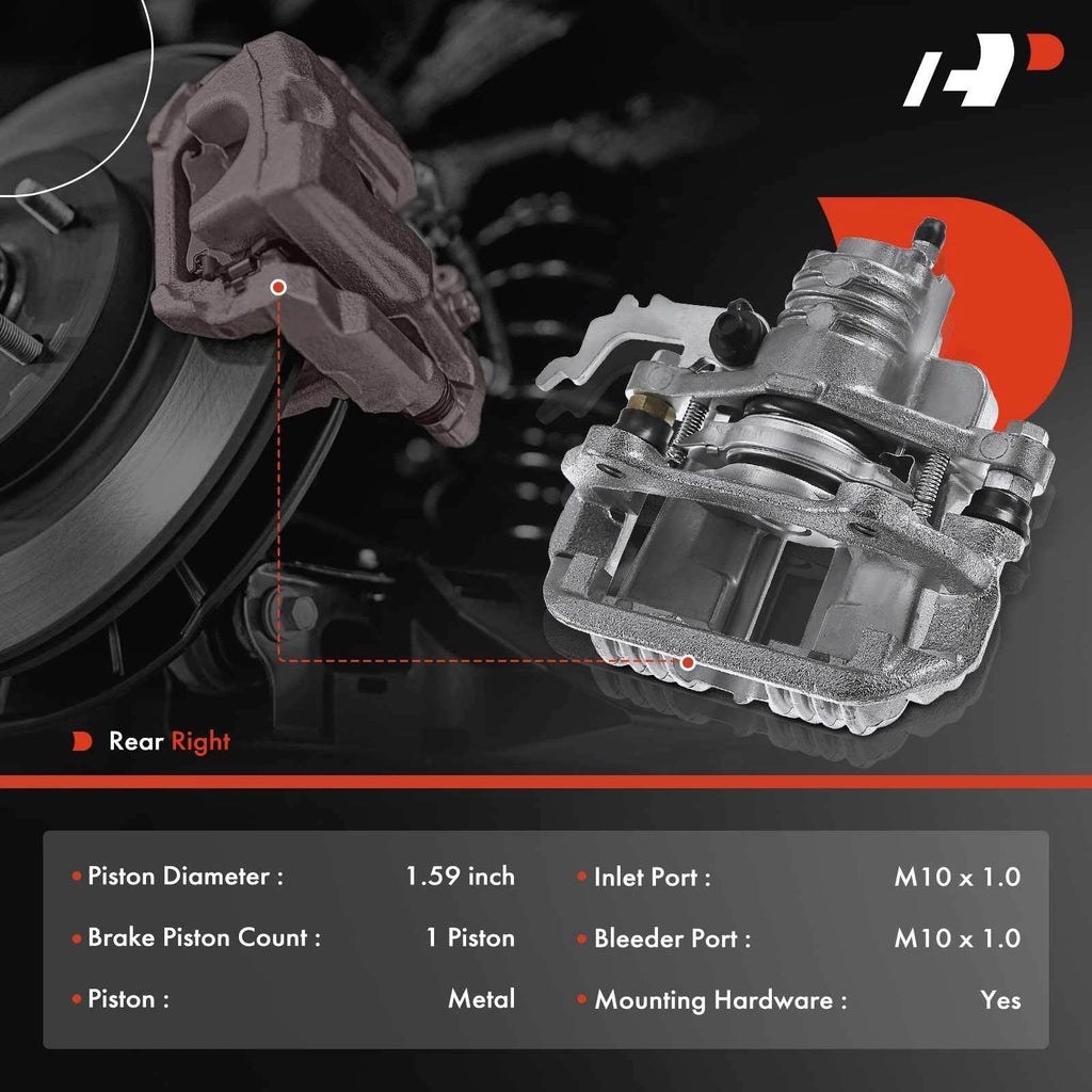 Rear Right Brake Caliper for Chevy Camaro Pontiac Firebird (1993–1997)