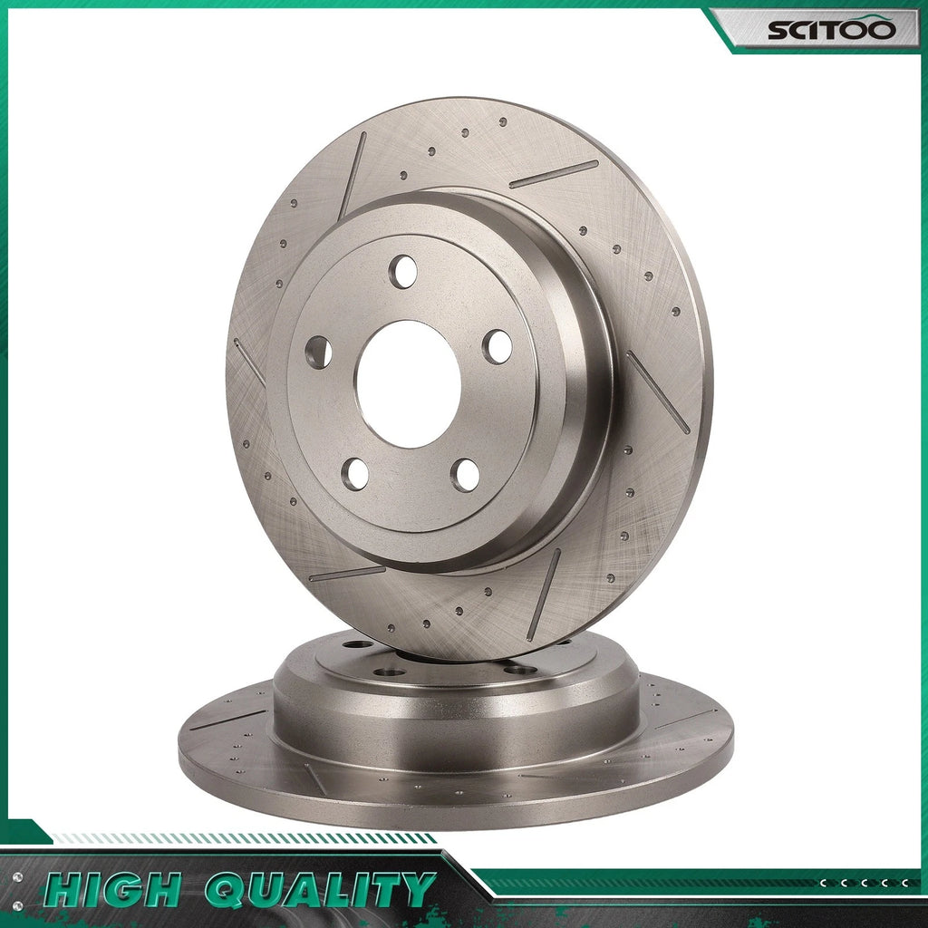 Rear Brake Rotors for Dodge Durango (2011–2018), Jeep Grand Cherokee (2011–2014)