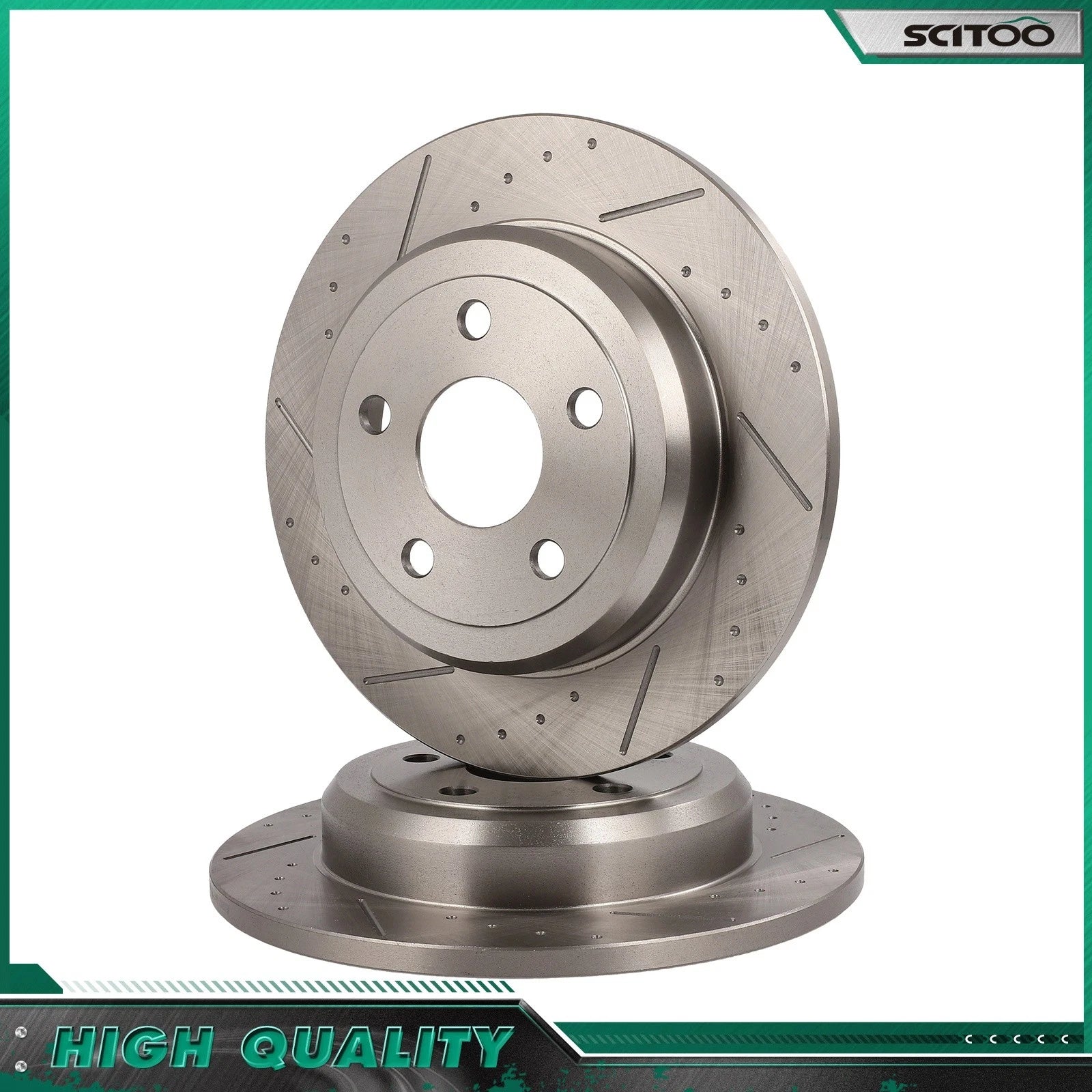 Rear Brake Rotors for Dodge Durango (2011–2018), Jeep Grand Cherokee (2011–2014)