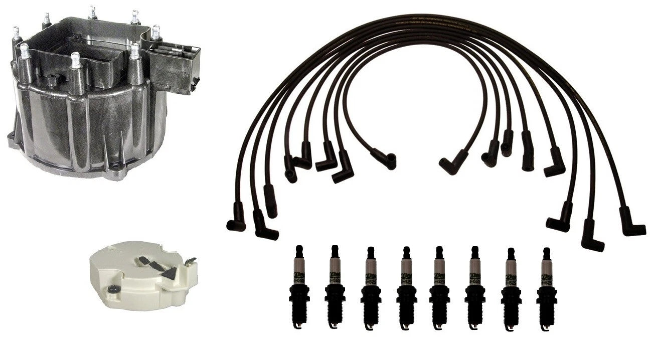 ACDelco Ignition Kit for Corvette 5.7 V8 (1997–2004) - Rotor, Cap, Wires, Plugs