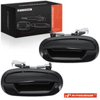 2X Rear Black Exterior Door Handle for Ford F-150, Expedition (2001–2003)