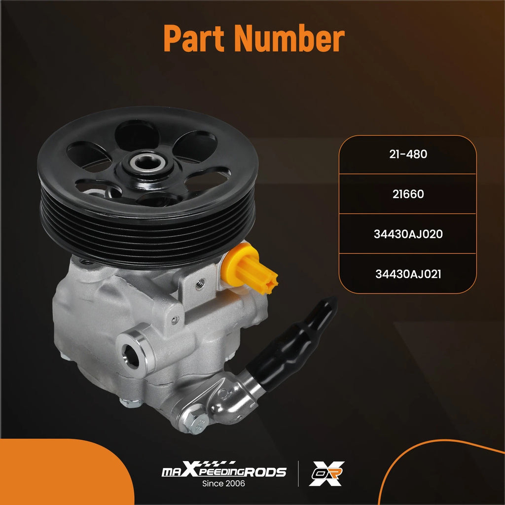 Power Steering Pump Assembly for Subaru Outback H6 3.6L (2010–2014) 34430AJ021