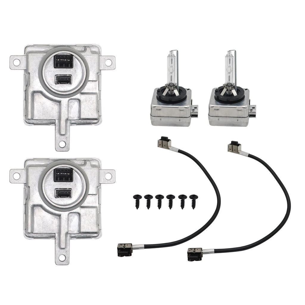 Pair of Xenon Ballast & Bulb D3S for Audi A3 A4 A5 (2010–2016)