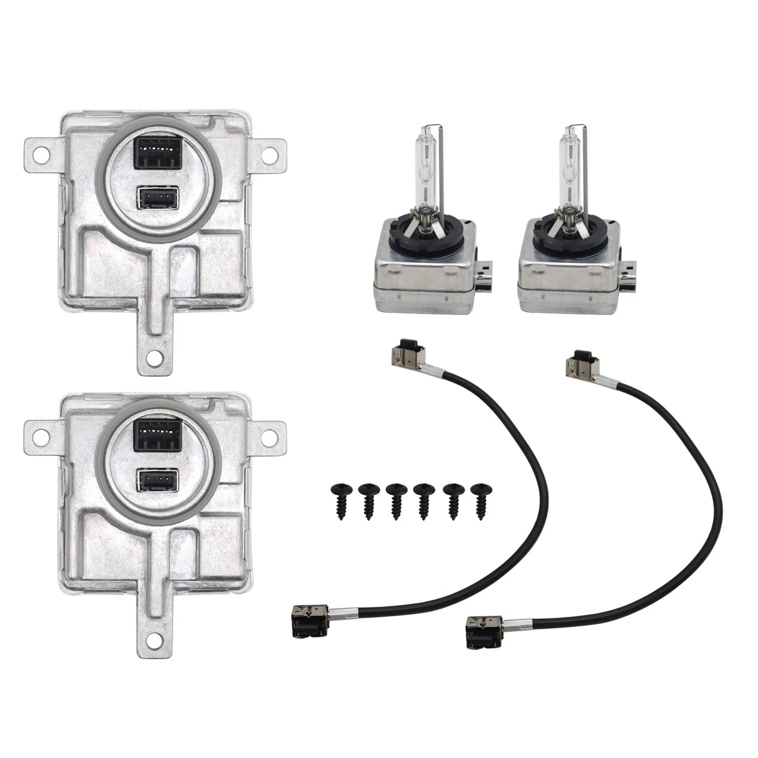 Pair of Xenon Ballast & Bulb D3S for Audi A3 A4 A5 (2010–2016)