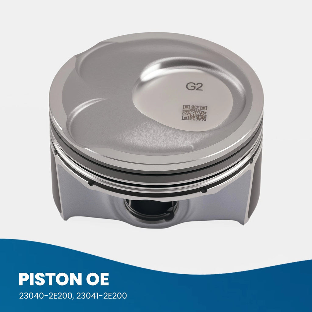 Set of 4 Engine Pistons for Hyundai Elantra GT 2.0L (2014–2018)
