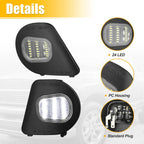 2X Turn Signal Light for Dodge 1500 2500 3500 4500 5500 (68087238AA, 68302824AA)