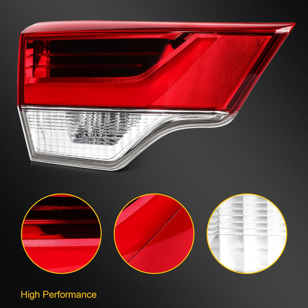 Tail Light Assembly for Toyota Highlander (2017–2019) Left Driver Side Red
