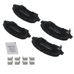 4pcs Front Ceramic Brake Pads Set for Chrysler Town & Country (2008–2016) D1273