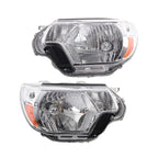 Pair Chrome Headlight Assembly for Toyota Tacoma (2012–2015)