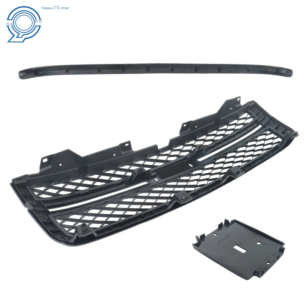 Front Grille with Hood Molding Trim for Silverado 2500HD 3500HD (2011–2014)