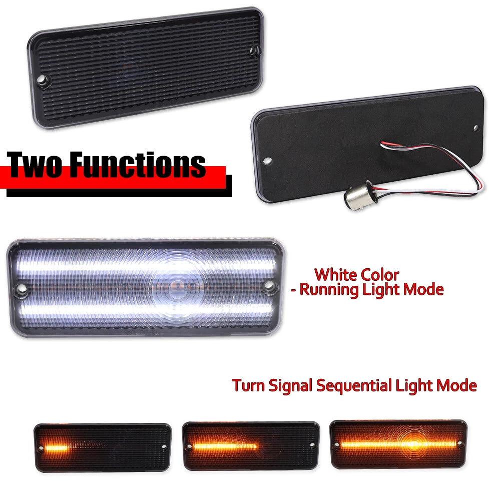 Smoke Switchback LED Parking Signal Light for Ford F-100 (1974–1977)