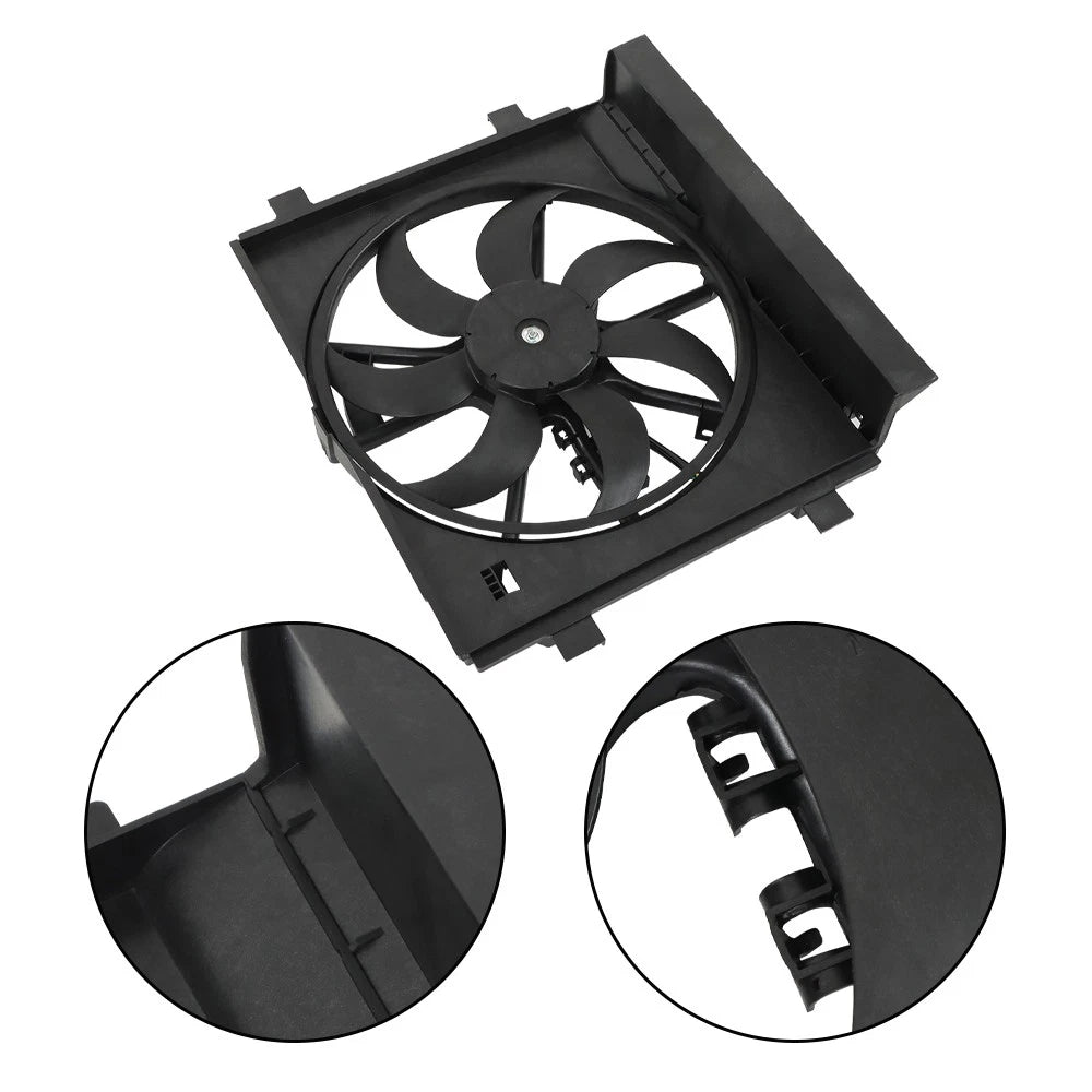 Radiator Condenser Cooling Fan Assembly for Nissan Sentra (2013–2018)