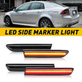 Set of 4 Smoked LED Side Marker Lights for Acura TL (2004–2008)