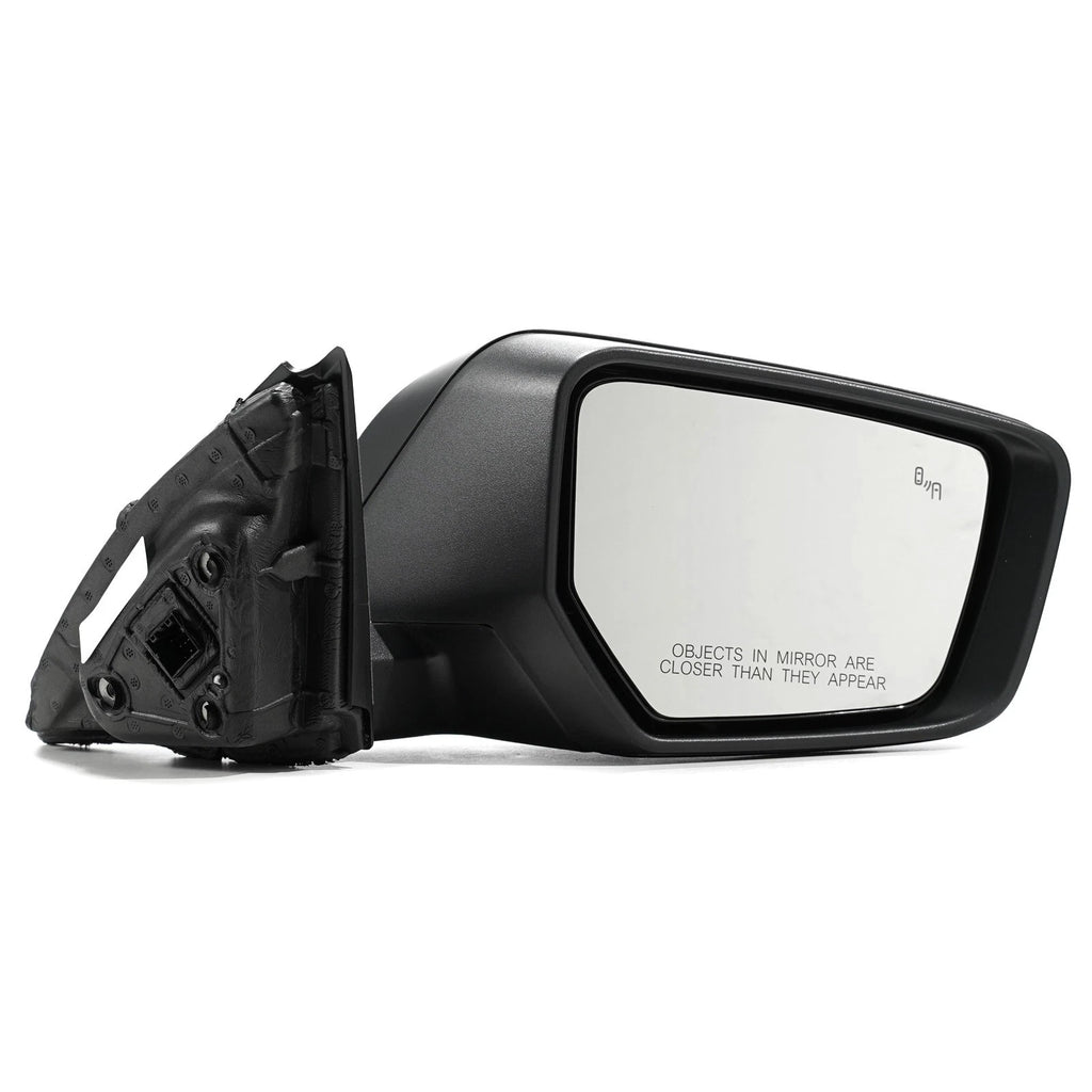 Right Side Mirror for Chevy Impala (2014–2020) with BSD, Turn Signal, Black, 9 Pins