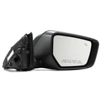 Right Side Mirror for Chevy Impala (2014–2020) with BSD, Turn Signal, Black, 9 Pins