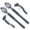 Set of 4 Front Tie Rod Ends for Infiniti QX56 Nissan Titan Armada (2004–2014)