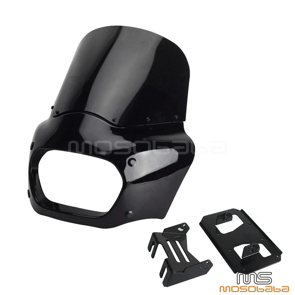 Fairing Windshield w/Dual Lighting Bracket for Harley Fat Bob 114 FXFBS (18-24)