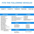 Set of 4 TPMS Tire Pressure Sensors for Buick Cadillac Chevrolet