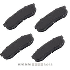 Rear Brake Rotor Ceramic Pad for Toyota 4Runner, FJ Cruiser, Lexus GX460