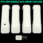 Set of 4 Exterior Door Handle Covers for Ford F250 F350 F450 (2015–2020)