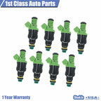 Set of 8 Fuel Injectors for GM LT1 LS1 LS6 Ford Mustang