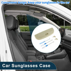 Sunglasses Case for BMW X1 U11 iX1 (2022-2024) Eyeglasses Holder Beige