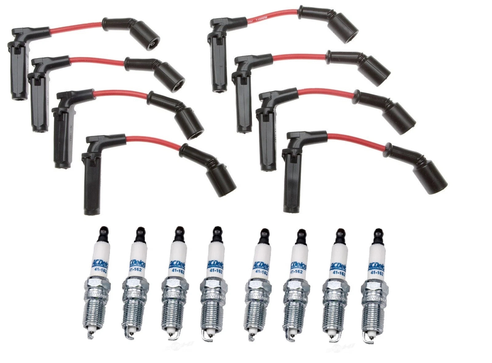 Pro Ignition Wire Set & 8 Iridium Spark Plugs for Chevy GMC V8