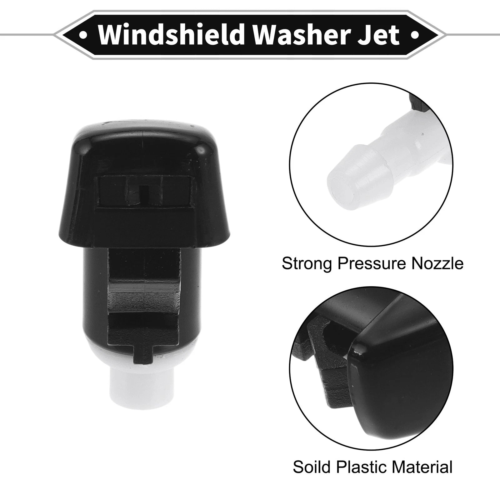 2X Front Windshield Washer Nozzle for Jeep Grand Cherokee WK2 (2011–2021)