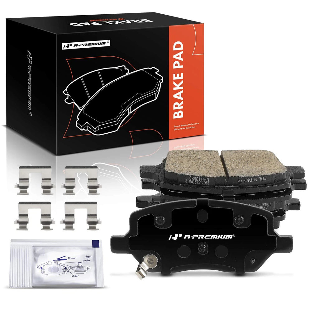 Set of 4 Rear Ceramic Brake Pads for Chevy Uplander Pontiac Montana (2005–2009)