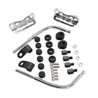 Windshield Mounting Hardware Kit for Universal Motorcycle (Black Metal)