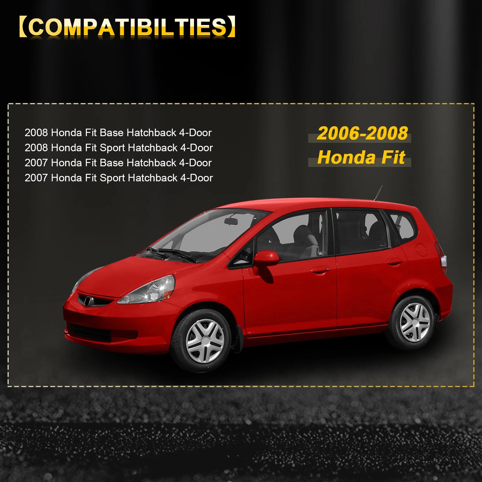 Coilovers for Honda Fit (2007–2008) Adjustable Height Kits