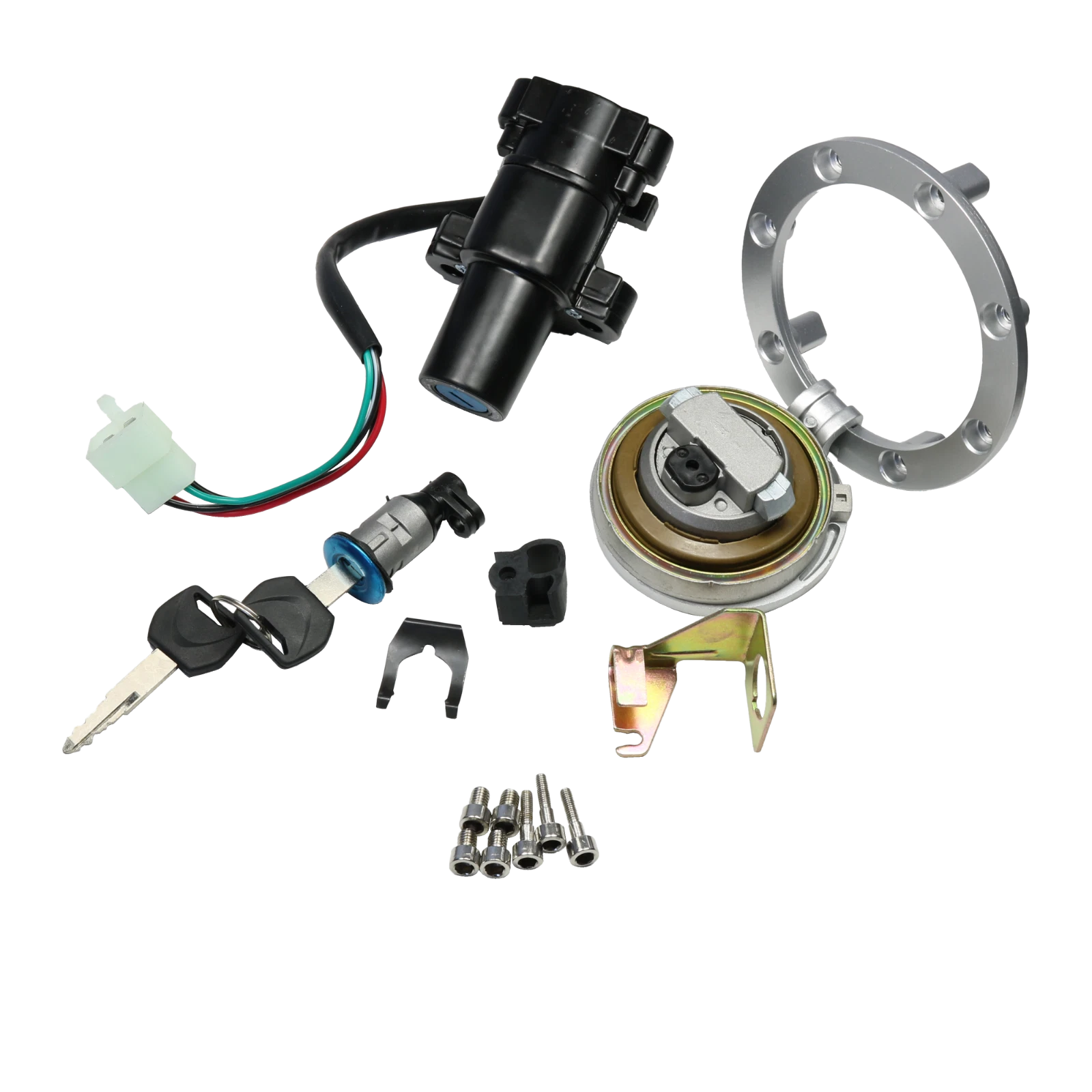 Ignition Switch Lock Keys for Honda CB500 CBR250 CBR600 CBR300R CBR500R (2013–2023)