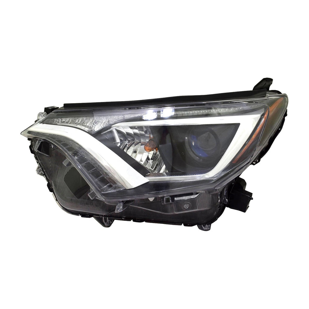 Replacement Driver Side Halogen Headlight Assembly For 2016-2018 Toyota RAV4