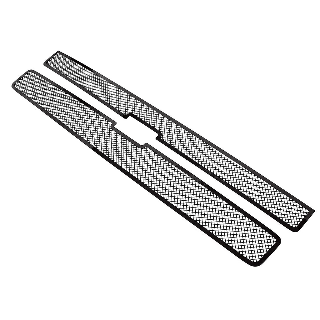 Upper Black Mesh Grille Insert for Chevy Silverado 2500/3500 (2007–2010)