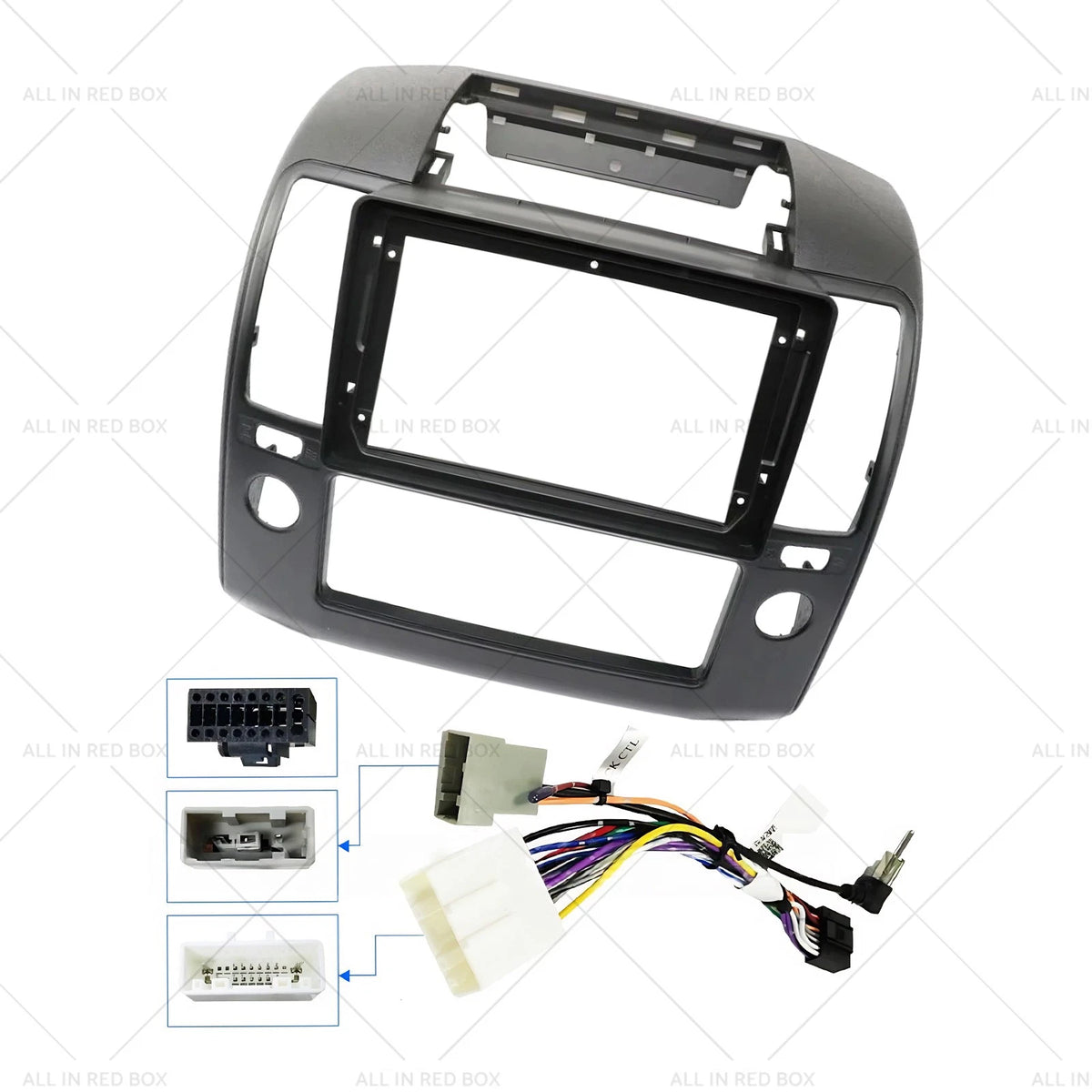 9'' Stereo Radio Dash Frame with Android Adapter for Nissan Navara (2006–2012)