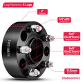 4X 2" Hubcentric Wheel Spacers for Jeep Grand Cherokee WJ (1999–2004)