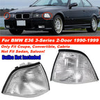 Pair Clear Turn Signal Light Lens for BMW E36 3-Series (1990–1999)