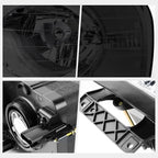 Smoked Headlight & Clear Corner Signal Lamps for Dodge Ram 1500-3500 (2002–2005)