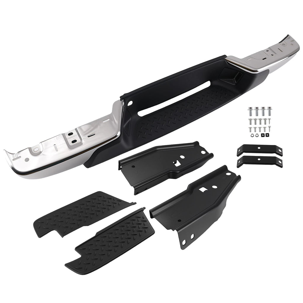 Chrome Steel Rear Bumper for Colorado Canyon (2004-2007)