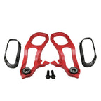 Set of 2 Red Heavy Duty Front Tow Hooks w/Hardware for Dodge Ram 1500 (2019–2024)