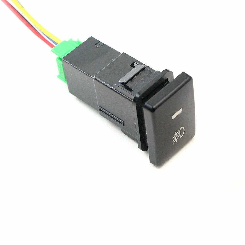 Factory Style 4-Pole 12V Push Button Switch with LED for Universal (-)