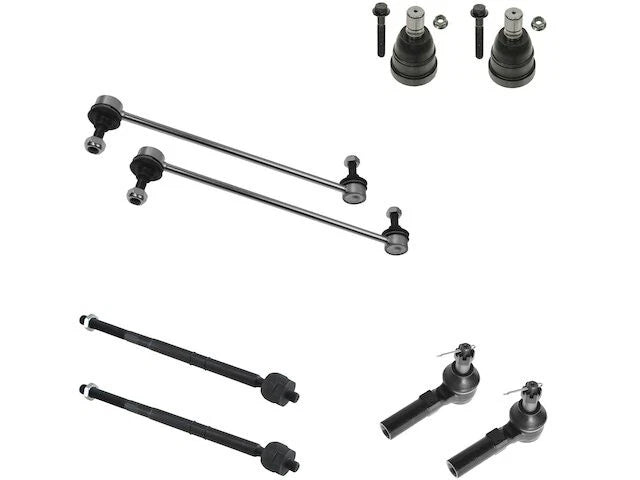 Front Ball Joint Sway Bar Link Tie Rod End Kit for Mazda Tribute (2001–2007)
