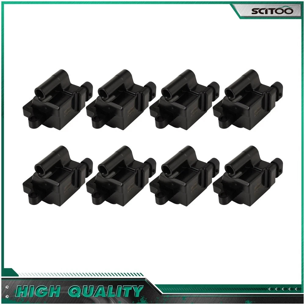 Set of 8 Ignition Coils for Chevrolet Silverado GMC Sierra 1500 (1999–2006)